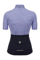 SANTINI Koszulka kolarska z krótkim rękawem - COLORE RIGA - fioletowy/niebieski
