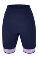 SANTINI Krótkie spodnie kolarskie bez szelek - GIADA PURE - fioletowy/niebieski