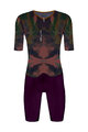 SANTINI Kombinezon kolarski - MADSS - bordowy