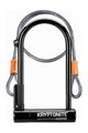 KRYPTONITE zapięcie rowerowe - KEEPER 12 STANDARD FLEX - czarny