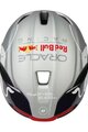 HJC Kask kolarski - FURION 3.0 ORACLE RED BULL RACING - srebrny/czerwony