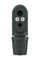 SKS pompka - MULTIVALVE EASY HEAD - czarny/pomarańczowy