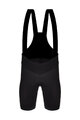 SANTINI Krótkie spodnie kolarskie z szelkami - KICK OFF - czarny