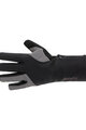 SANTINI Kolarskie rękawiczki z długimi palcami - FJORD - czarny