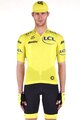 SANTINI Koszulka kolarska z krótkim rękawem - TDF LEADER - żółty