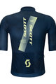 SCOTT Koszulka kolarska z krótkim rękawem - RC PRO - niebieski/żółty