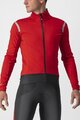 CASTELLI Kolarska ocieplana kurtka - ALPHA ROS 2 LIGHT - czerwony