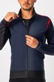 CASTELLI Kolarska ocieplana kurtka - ALPHA ROS 2 LIGHT - niebieski