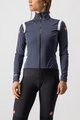 CASTELLI Kolarska ocieplana kurtka - ALPHA ROS 2 W LIGHT - niebieski