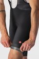 CASTELLI Krótkie spodnie kolarskie z szelkami - ENDURANCE 3 - czarny