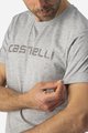 CASTELLI Kolarska koszulka z krótkim rękawem - SPRINTER - szary