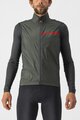 CASTELLI Kolarska kurtka przeciwwiatrowa - SQUADRA STRETCH - zielony