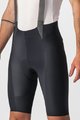 CASTELLI Krótkie spodnie kolarskie z szelkami - FREE AERO RC - czarny