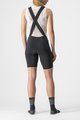 CASTELLI Krótkie spodnie kolarskie z szelkami - ENDURANCE W - czarny