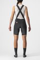 CASTELLI Krótkie spodnie kolarskie z szelkami - VELOCISSIMA 3 - czarny