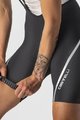 CASTELLI Krótkie spodnie kolarskie z szelkami - VELOCISSIMA 3 - czarny