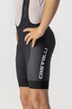 CASTELLI Krótkie spodnie kolarskie z szelkami - JR COMPETIZIONE - czarny/biały