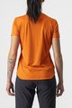 CASTELLI Kolarska koszulka z krótkim rękawem - TECH 2 TEE - pomarańczowy