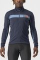CASTELLI Kolarska ocieplana kurtka - MORTIROLO 6S - niebieski