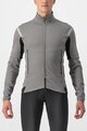 CASTELLI Kolarska ocieplana kurtka - PERFETTO ROS 2 CONVERTIBLE - szary