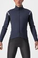 CASTELLI Kolarska ocieplana kurtka - PERFETTO ROS 2 CONVERTIBLE - niebieski