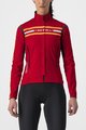 CASTELLI Kolarska ocieplana kurtka - UNLIMITED PERFETTO ROS 2 W - czerwony