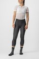 CASTELLI Kolarskie spodnie 3/4 bez szelek - VELOCISSIMA THERMAL - czarny