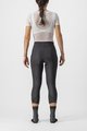 CASTELLI Kolarskie spodnie 3/4 bez szelek - VELOCISSIMA THERMAL - czarny