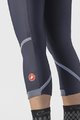 CASTELLI Kolarskie spodnie 3/4 bez szelek - VELOCISSIMA THERMAL - niebieski