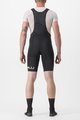 CASTELLI Krótkie spodnie kolarskie z szelkami - PREMIO BLACK LTD EDITION - czarny/biały