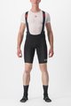 CASTELLI Krótkie spodnie kolarskie z szelkami - PREMIO BLACK LTD EDITION - czarny/złoty