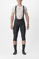 CASTELLI Kolarskie spodnie 3/4 z szelkami - ENTRATA 2 - czarny