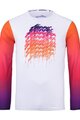 KENNY Letnia koszulka kolarska z długim rękawem - ELITE KID 24/25 - biały/różowy