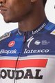 CASTELLI Koszulka kolarska z krótkim rękawem - QUICKSTEP AERO RACE 6.1 - niebieski/biały