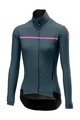 CASTELLI Kolarska ocieplana kurtka - PERFETTO W LONG SLEEVE - niebieski