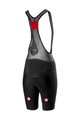 CASTELLI Krótkie spodnie kolarskie z szelkami - FREE AERO 4 W - czarny