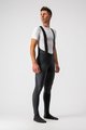 CASTELLI Długie spodnie kolarskie z szelkami - SORPASSO ROS WIND - czarny