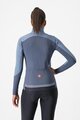 CASTELLI Kolarska ocieplana kurtka - BETA ROS W - niebieski