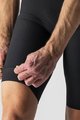CASTELLI Krótkie spodnie kolarskie z szelkami - PREMIO BLACK - czarny/biały