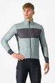 CASTELLI Kolarska ocieplana kurtka - UNLIMITED PUFFY - jasnozielony