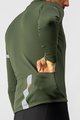CASTELLI Zimowa koszulka kolarska z długim rękawem - FONDO - zielony