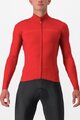 CASTELLI Zimowa koszulka kolarska z długim rękawem - PRO THERMAL LS - czerwony