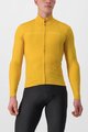 CASTELLI Zimowa koszulka kolarska z długim rękawem - PRO THERMAL LS - żółty