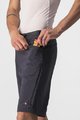 CASTELLI Krótkie spodnie kolarskie bez szelek - UNLIMITED TRAIL BAGGY - czarny