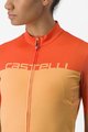 CASTELLI Koszulka kolarska z krótkim rękawem - VELOCISSIMA - pomarańczowy