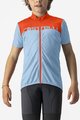 CASTELLI Koszulka kolarska z krótkim rękawem - NEO PROLOGO - jasnoniebieski/pomarańczowy