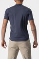 CASTELLI Kolarska koszulka z krótkim rękawem - TECH 2 POLO - niebieski