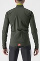 CASTELLI Kolarska ocieplana kurtka - ALPHA ULTIMATE INSULATED - zielony