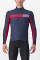 CASTELLI Kolarska ocieplana kurtka - MORTIROLO 6S - niebieski