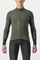 CASTELLI Zimowa koszulka kolarska z długim rękawem - FLIGHT LS AIR - jasnozielony